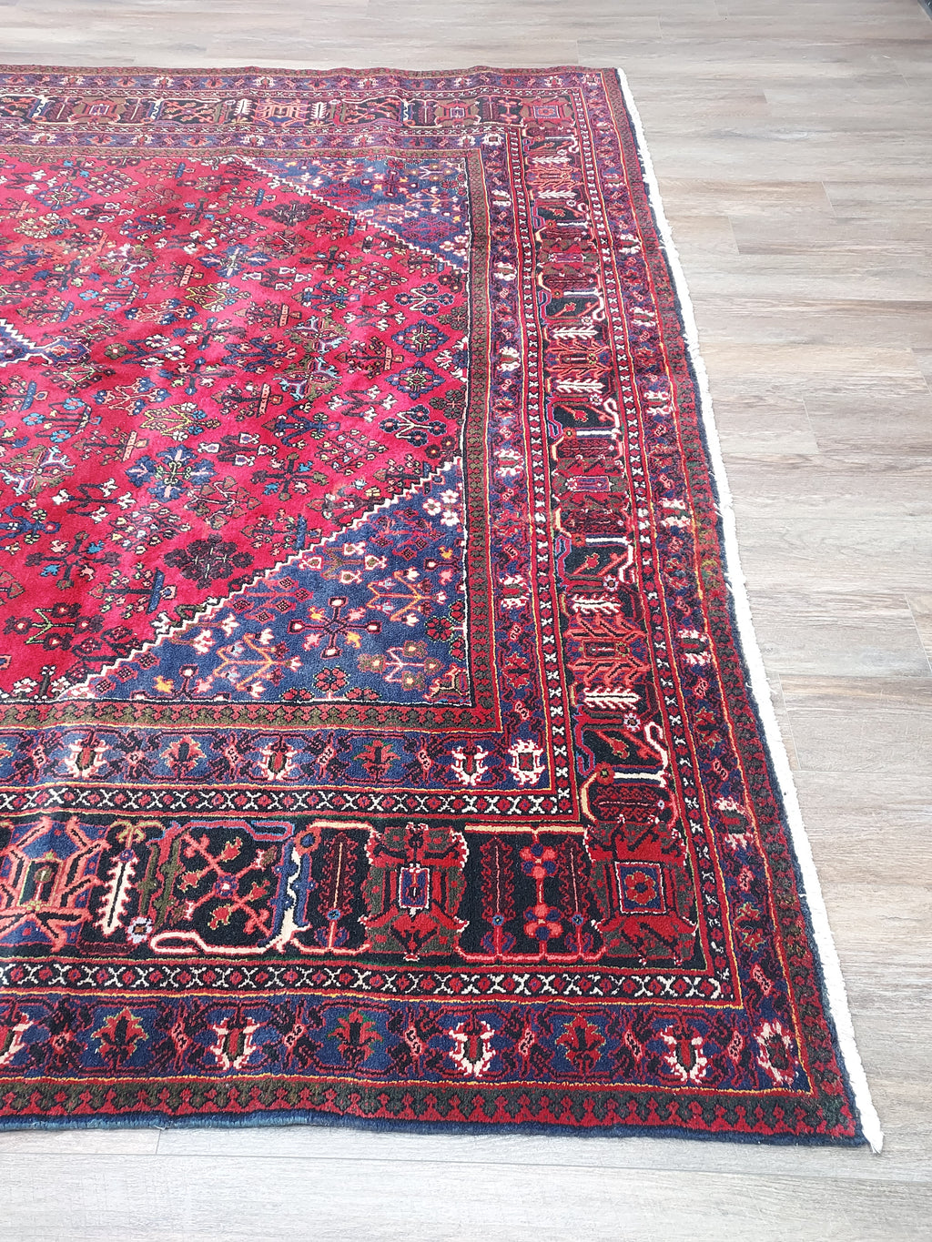 Persian Antique Joshegan Red and Navy