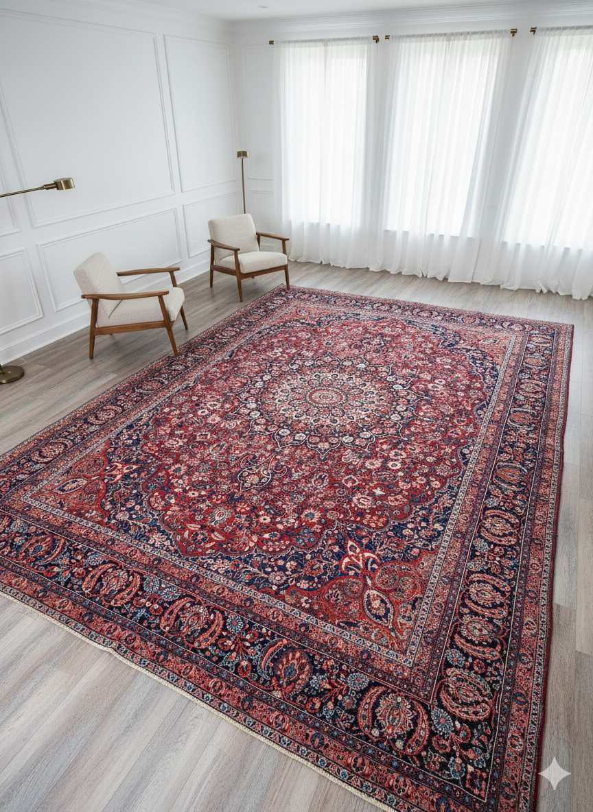 Antique Persian Amoghli Mashad