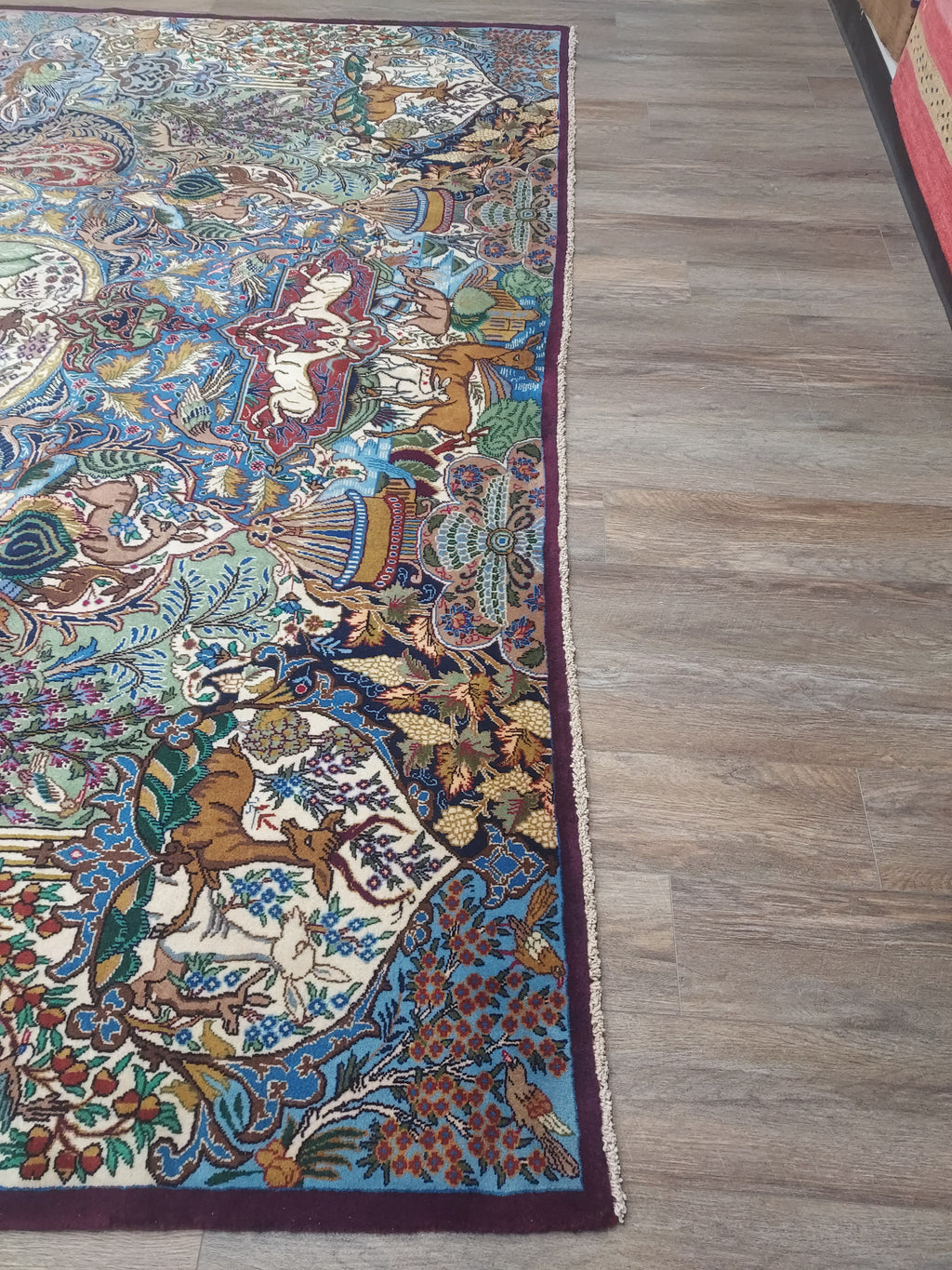 Multicolor Persian Pictorial Statement Rug